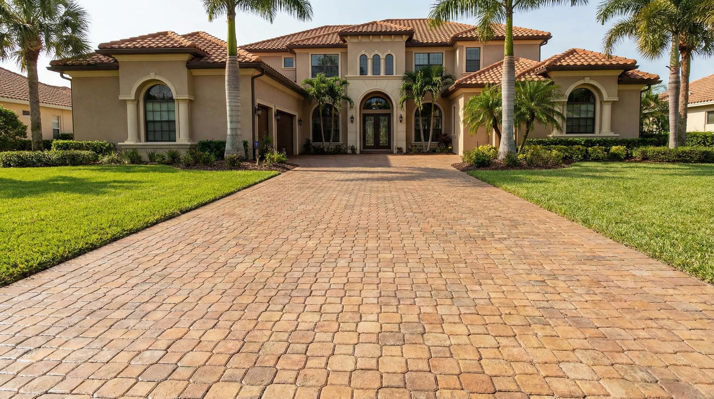 Custom residential decorative concrete work