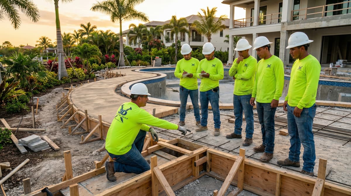 Safety protocols on a 3D Structural Group job site