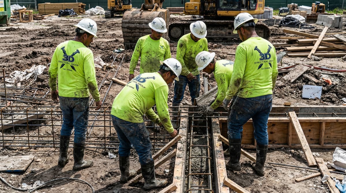 3D Structural Group team on site